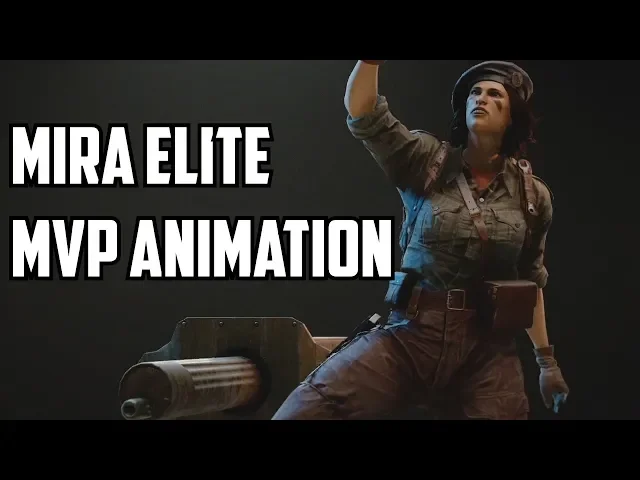 mira elite mvp animation & inspiracion full uniform rainbow six siege